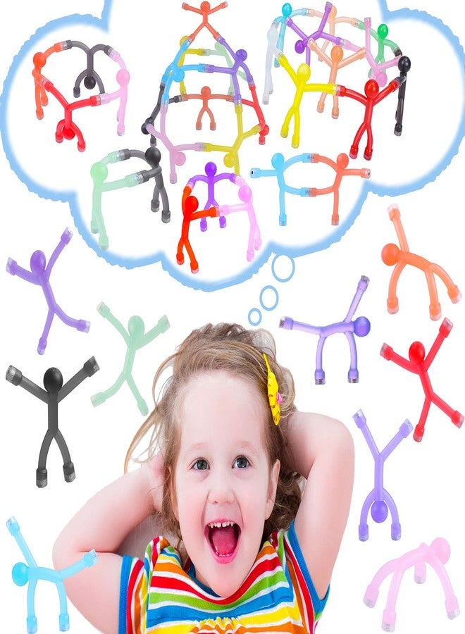 TGIQROVE 30 Pcs Magnets Toys for Kids, Magnetic Men Magnetic People Humanoid Fidget Toys Mini Magnatiles, Funny Fridge Magnets Adults for Fridge, Refrigerator, Locker, Door, Office, Whiteboard (Colorful) - Image 5